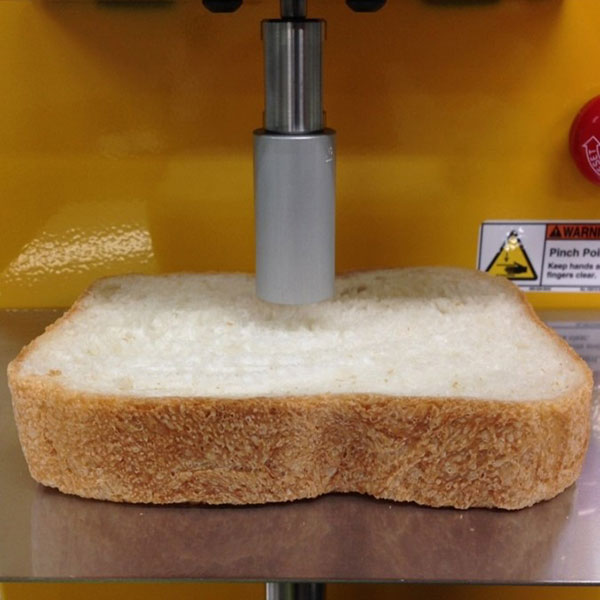 図2；食パンの力学物性測定
